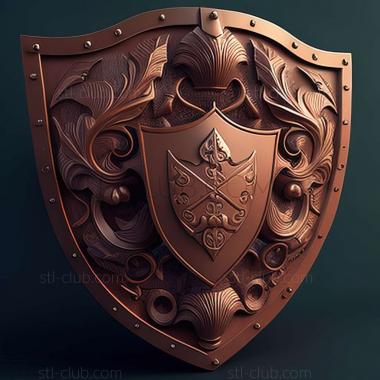 3D model shield (STL)